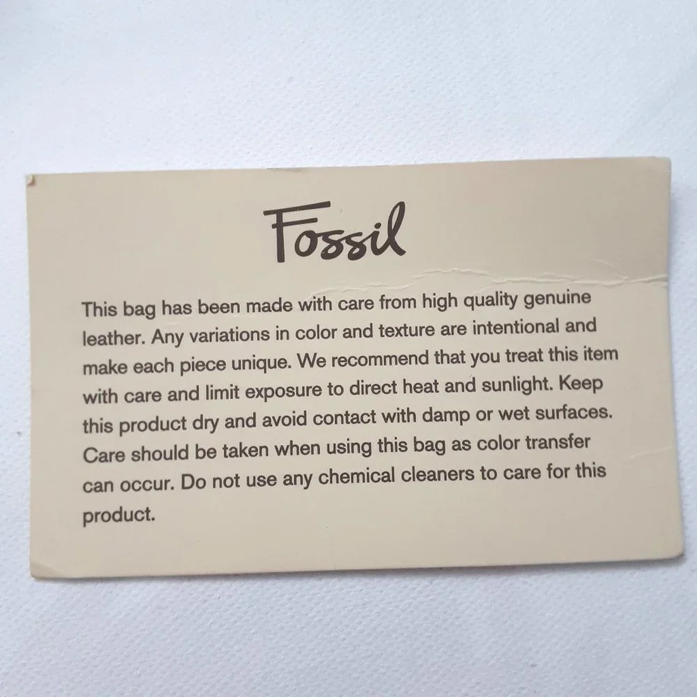 Fossil Genuine Leather Olive Green Bag - Picture 15 of 16